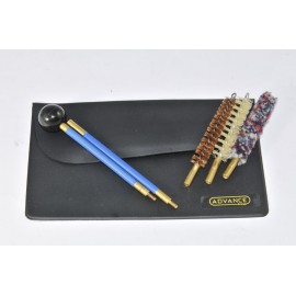 Black Wallet Cleaning kit for pistol or revolver 