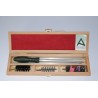  Shotgun cleaning kit with three-piece aluminium cleaning rod.