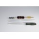 Shotgun cleaning kit with three-piece aluminium cleaning rod.
