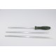  Three-piece aluminium Ø 8mm. cleaning rod for shotgun, ergonomic plastic handle.