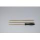  Three-piece brassØ 5mm cleaning rod for rifle, revolving plastic handle