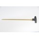 One-piece brass  Ø 5 mm.cleaning rod for pistol or revolver