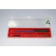 Rifle cleaning kit with three-piece plastic coated steel cleaning rod