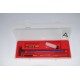 Rifle cleaning kit with three-piece plastic coated steel cleaning rod